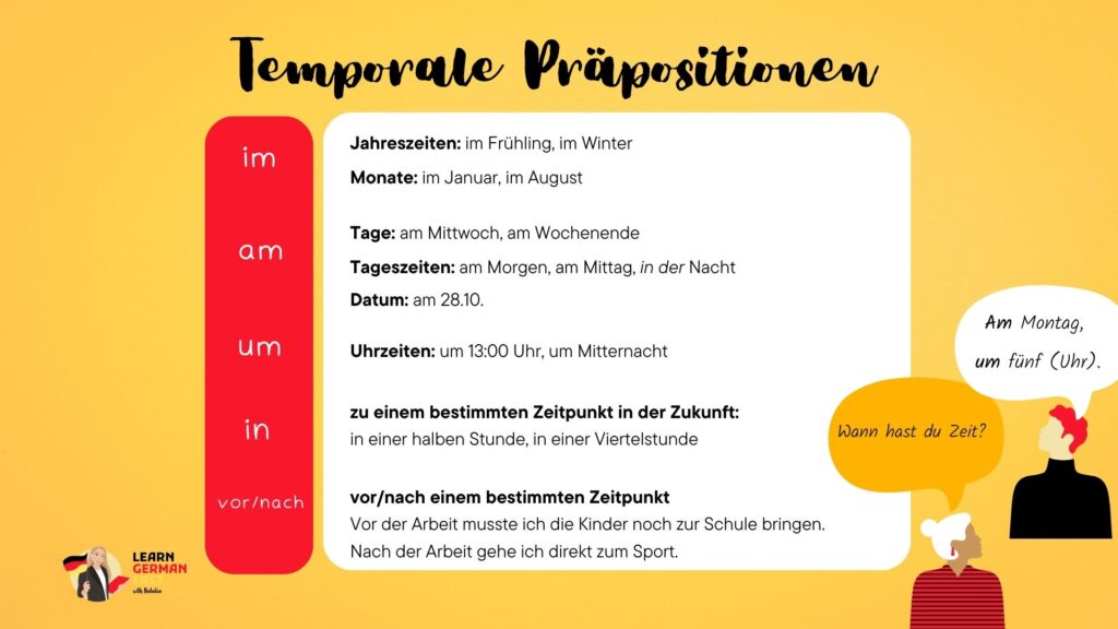 Temporale Präpositionen