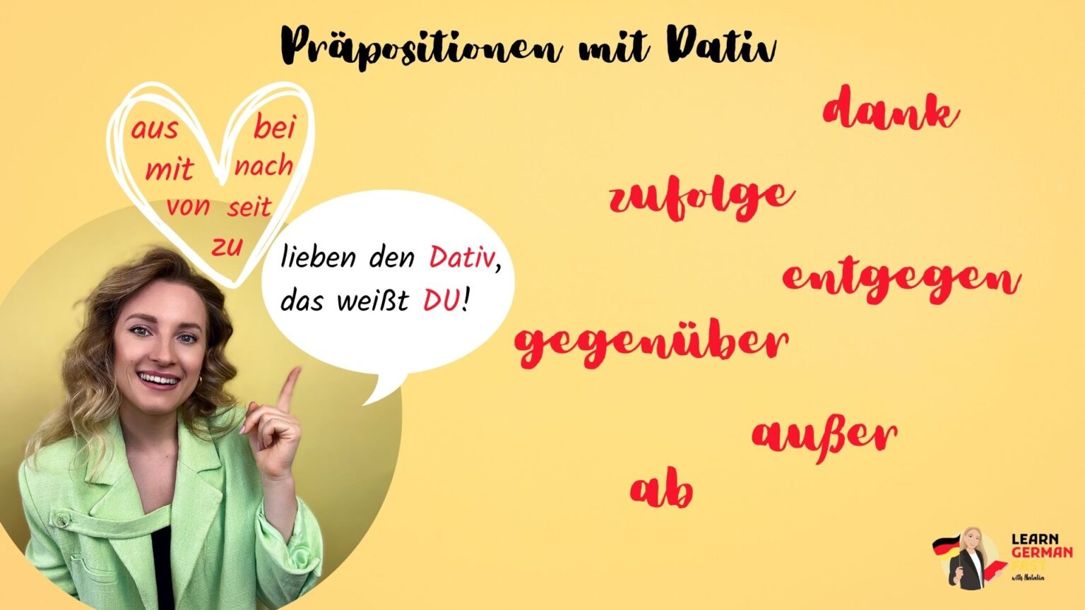 Dativ + Übung - Learn German Fast