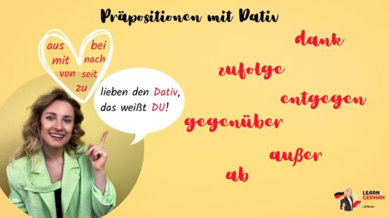 Dativ + Übung - Learn German Fast