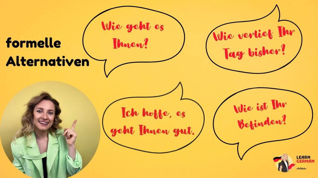 Small Talk Deutsch: formelle Alternativen