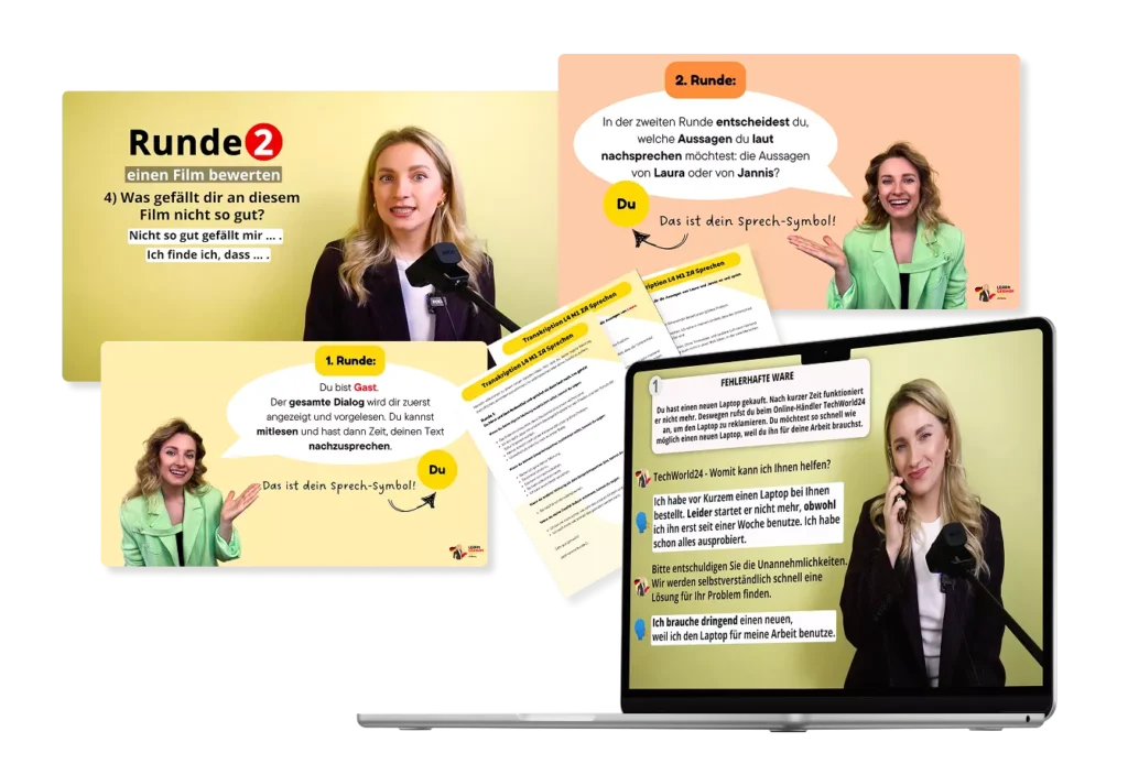 Sprechübungen mit Natalia: Dialoge, Redemittel und Übungen zum freien Sprechen